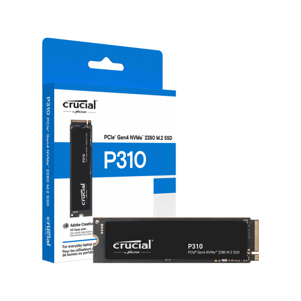 DISCO CRUCIAL DE ESTADO SOLIDO P310 1000GB NVMe PCIex 4.0 X4 M.2 2280 P/N CT1000P310SSD8