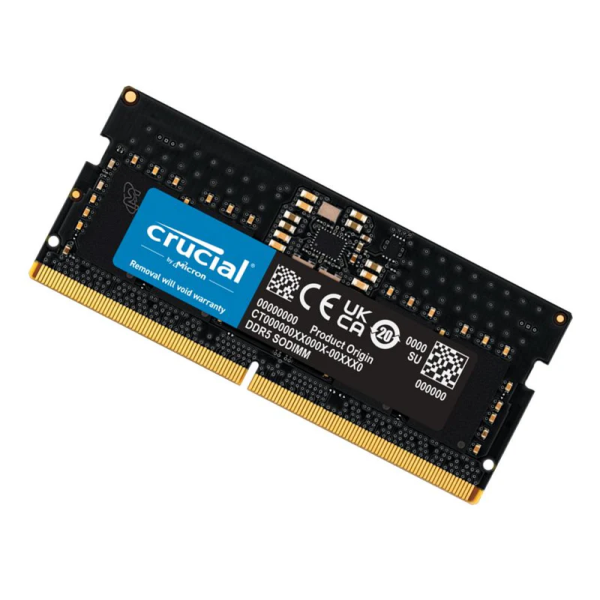 MEMORIA SODIMM CRUCIAL DDR5 16GB 5600 MHZ CL42 PC5-44800 P/N CT16G56C46S5