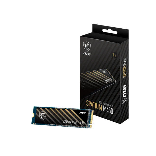 SSD MSI 1TB M.2 2280 PciE 4.0 NVMe Spatium M450