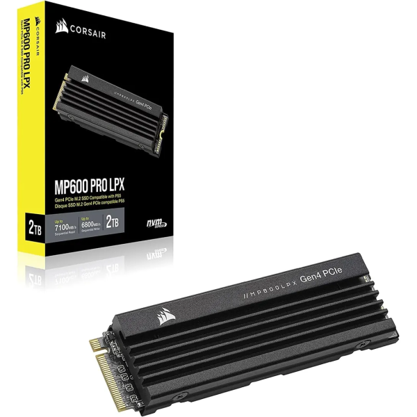 SSD Corsair 2TB MP600 Pro LPX M.2 2280 PCIe 4.0 TLC - CSSD-F2000GBMP600PLP