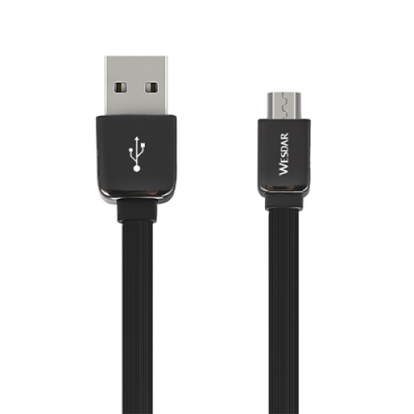 WESDAR CABLE USB A MICRO T28-MICRO 1MT BLACK