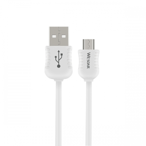 WESDAR CABLE USB A MICRO T31-MICRO WHITE 1MT