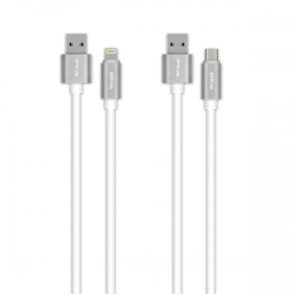 WESDAR CABLE USB A MICRO T9 MICRO WHITE 1MT DATO