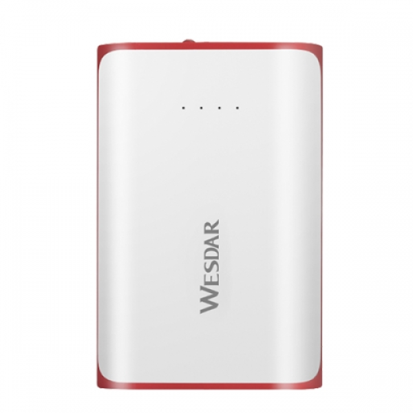 WEDSAR BATERÍA EXTERNA S13 6000MHA RED