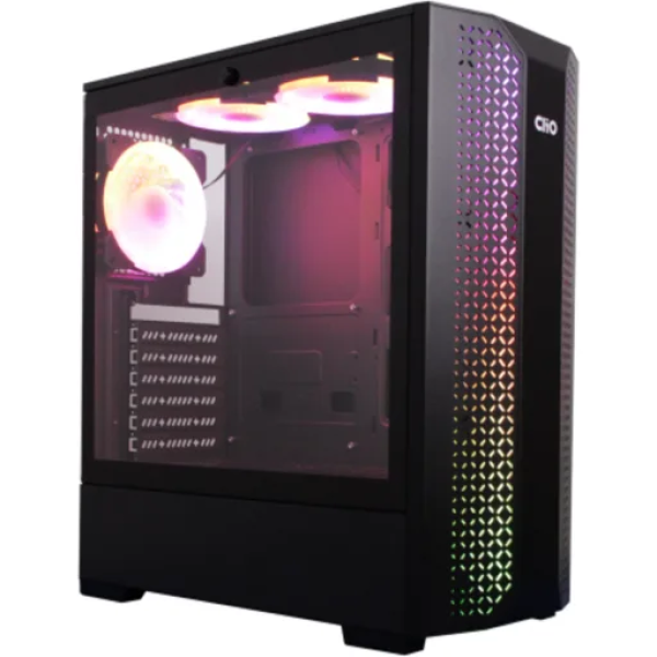 GABINETE GAMER CLIO P3B 3 FAN ARGB 2USB 3,0 ATX