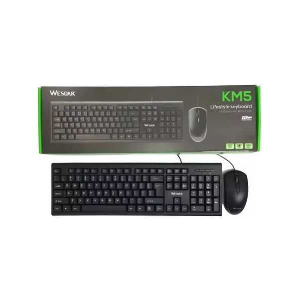 WESDAR COMBO TECLADO MOUSE KM5