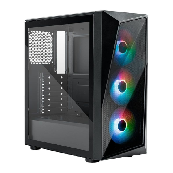 GABINETE GAMER COOLER MASTER CMP 320 ARGB LATERAL TEMPLADO 3 FAN - CP320-KGNN-S00