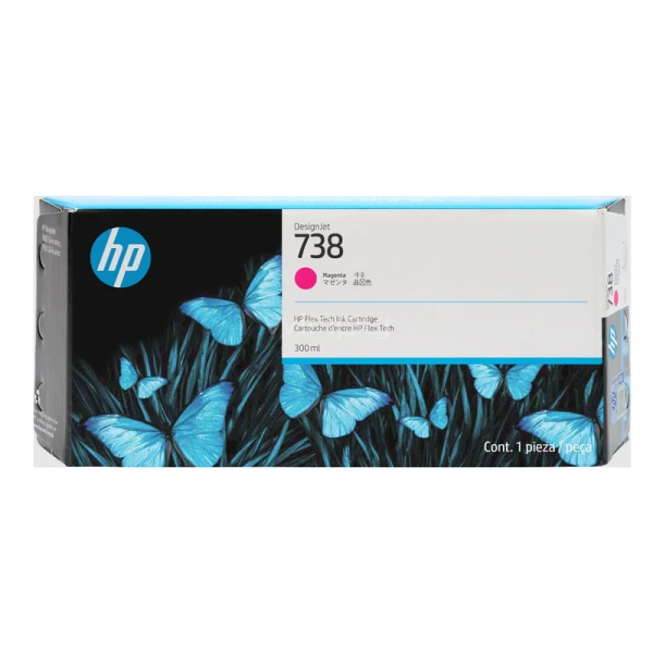 Tinta original HP Magenta 300ml - 676M7A