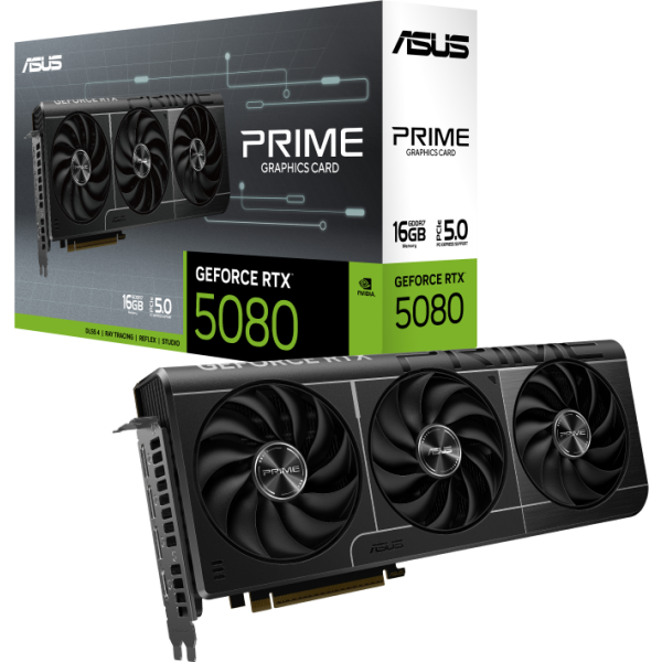 TARJETA DE VIDEO ASUS PRIME GEFORCE RTX 5080 16GB 256BIT GDDR7 P/N PRIME-RTX5080-16G