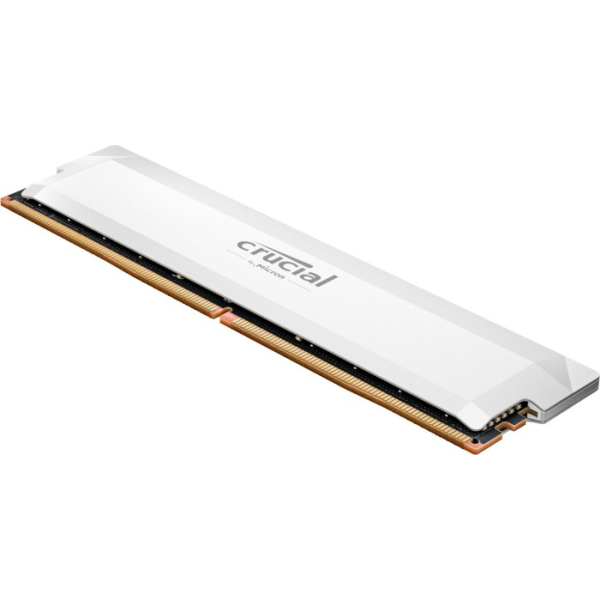 MEMORIA UDIMM CRUCIAL PRO DDR5 16GB 6000MHZ CON DISIPADOR BLANCO P/N CP16G60C36U5W