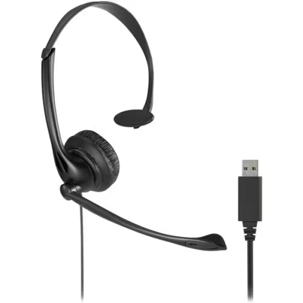 HEADPHONE MONO WITH USB MICROPONE K80100