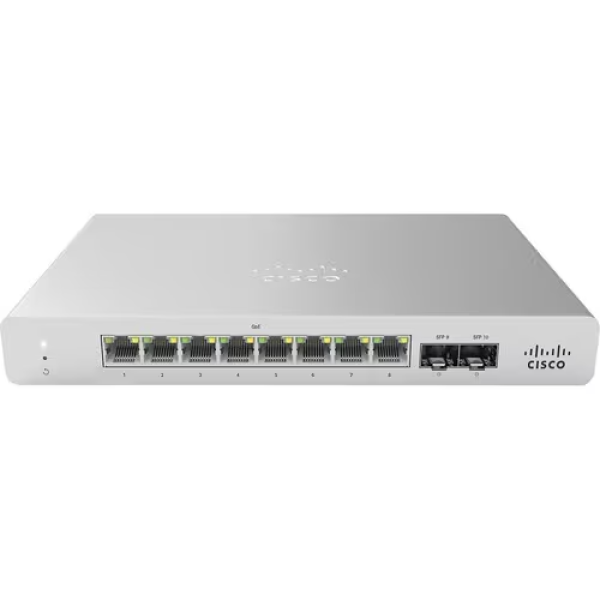 MERAKI MS120 8LP 1G L2 CLOUD MANAGED 8X GIGE 67W POE SWITCH