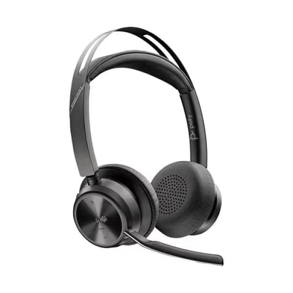 POLY VOYAGER FOCUS 2 MICROSOFT TEAMS CERTIFIED USB-C-C HEADSET USB-C/A ADAPTER CHARGING STAND WW