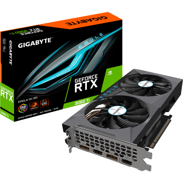 TARJETA DE VIDEO GIGABYTE RTX 5060 TI EAGLE 8GB P/N  GV-N506TEAGLE OC-8GD