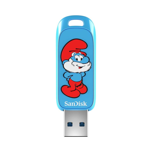 PENDRIVE SANDISK 128GB VERSION SMURFS - SDCZIS-128G-G46