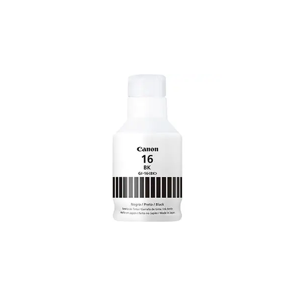 Botella de recarga de tinta Canon GI-16BK - Negro - Inyección de tinta