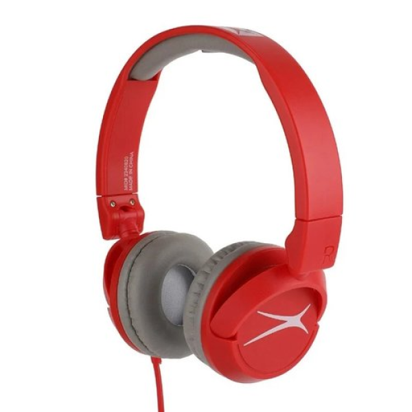 Vivitar MZX4200-APRDESP-6 Wired On-ear, Over-the-head Stereo Headset - Red - Binaural - Supra-aural - Mini-phone (3.5mm)