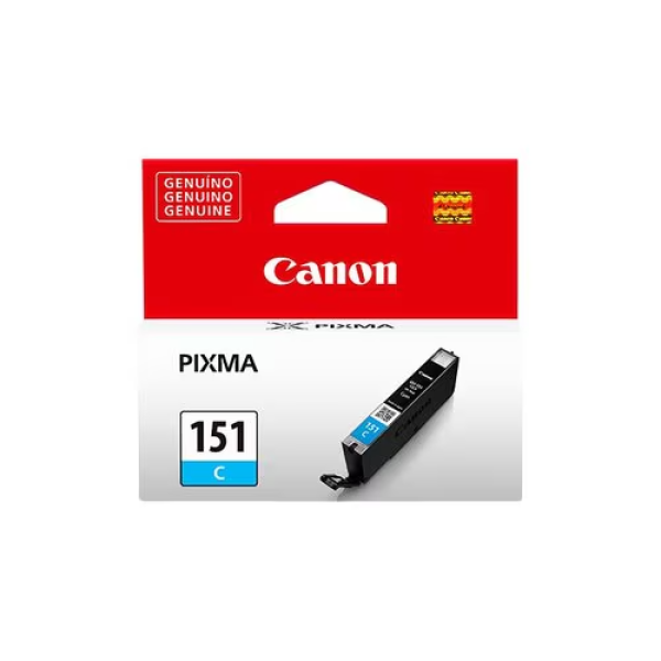 Canon CLI-151C Original Inkjet Ink Cartridge - Cyan - 1 / Box - 332 Pages