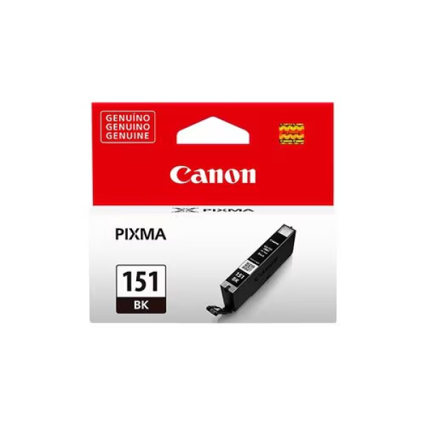Cartucho de tinta Canon CLI-151BK Inyección de tinta - Negro - Original - 1 / Caja