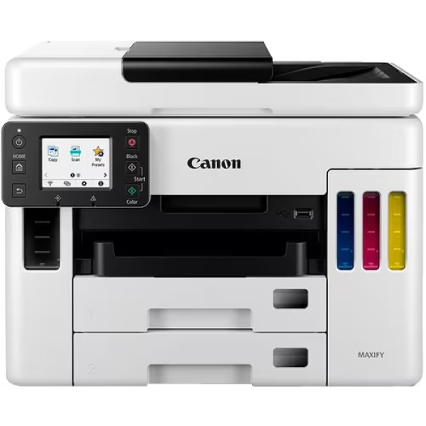 Impresora de inyección de tinta multifunción Canon MAXIFY GX7010 Inalámbrico - Color - Copiadora/Fax/Impresora/Escáner - 45 ppm Mono/25 ppm de impresión en color - 600 x 1200 dpi Impresión