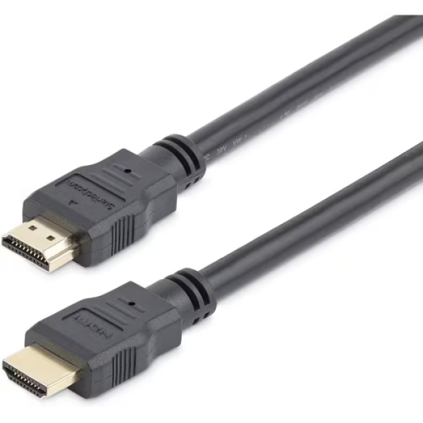 StarTech.com Cable HDMI de alta velocidad 1.5m - 2x HDMI Macho - Negro - Ultra HD 4k x 2k - Cable for Proyector, Portátil, TV, Dispositivo de audio/vídeo, Consola de juegos, Grabador de vídeo digital