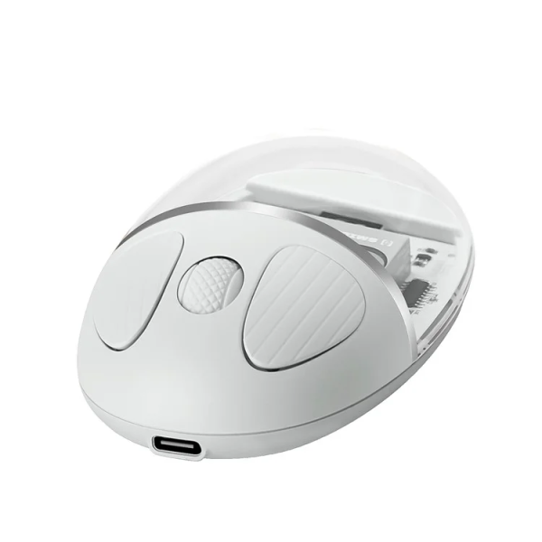 BENWIS CRISTAL MOUSE GREY BLUETOOH 2,4 RGB LED DISPLAY