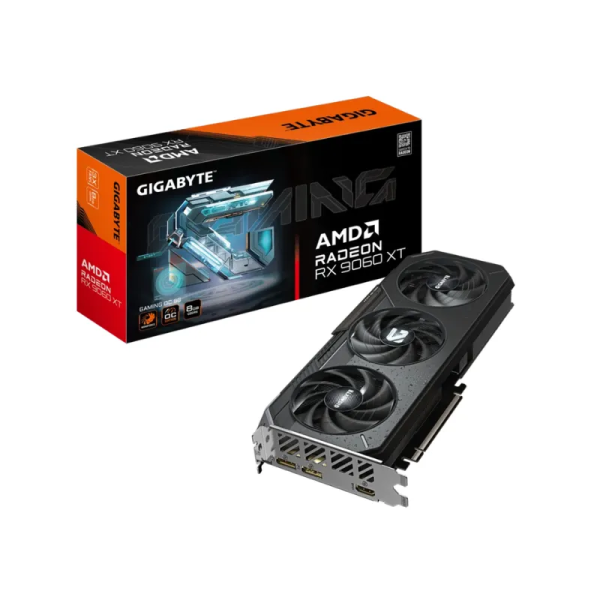 TARJETA DE VIDEO GIGABYTE RADEON 9060XT GAMING OC 8GB P/N GV-R9060XTGAMING OC-8GD