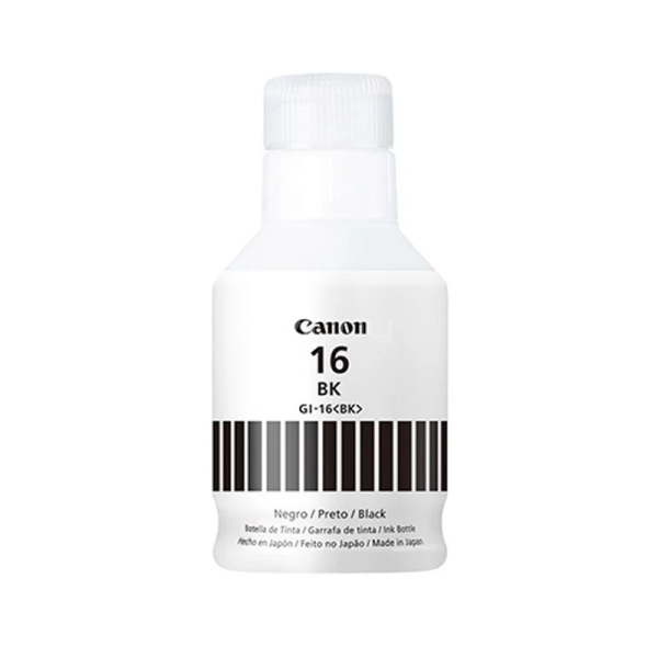 Botella de recarga de tinta Canon GI-16BK - Negro - Inyección de tinta