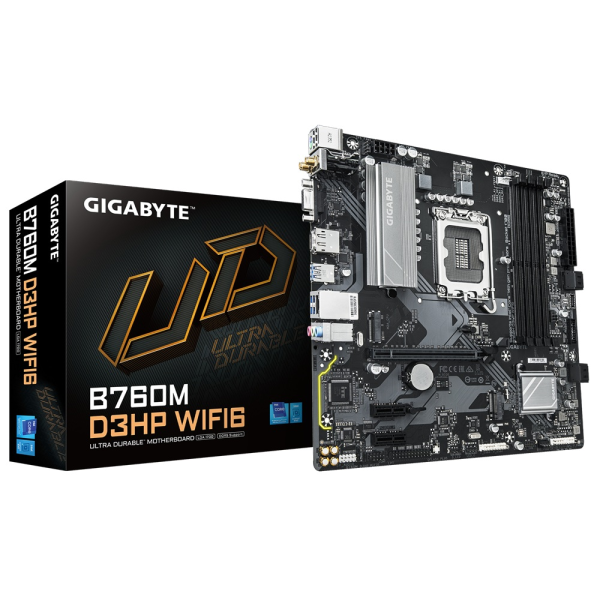 PLACA MADRE GIGABYTE B760M D3HP WIFI6 s1700 P/N B760M D3HP WIFI6 G10