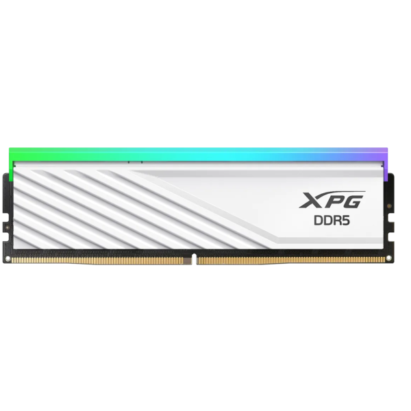 MEMORIA DDR5 XPG UDIMM ADATA XPG 16GB 6000MHZ LANCER BLADE WHITE RGB C36 P/N AX5U6000C3616G-SLABRWH