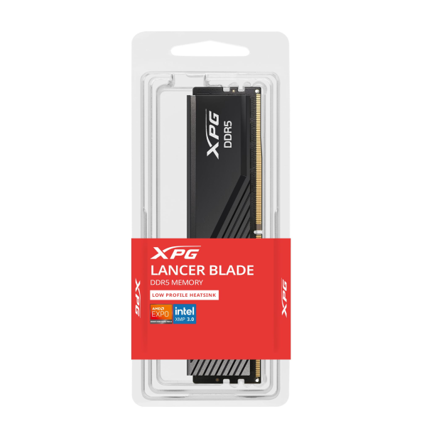 MEMORIA DDR5 XPG UDIMM ADATA XPG 16GB 6000MHZ LANCER BLADE BLACK C36 P/N AX5U6000C3616G-SLABBK