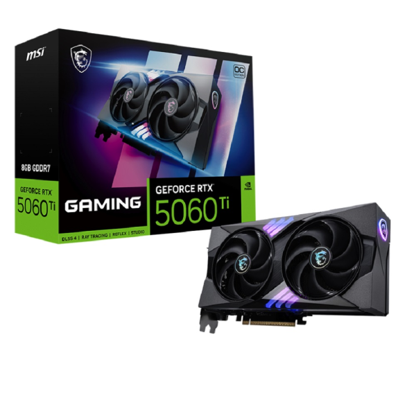 Tarjeta de Video MSI GeForce RTX 5060 TI 8G GAMING OC
