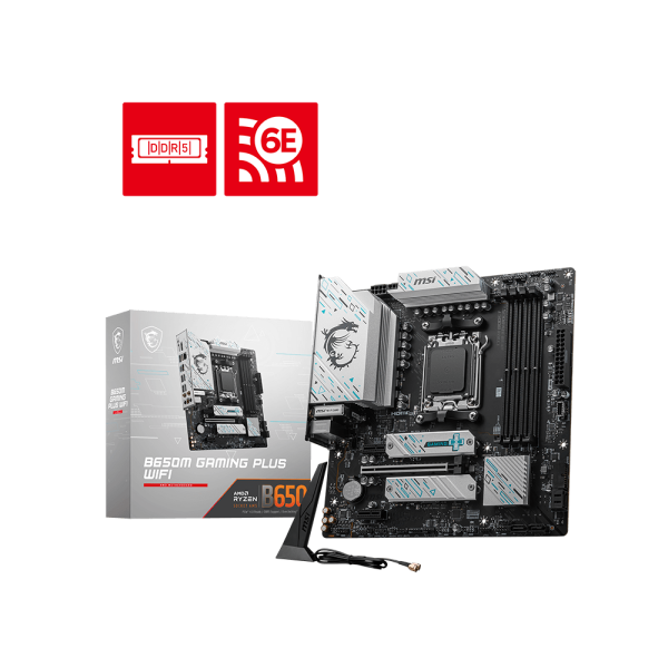 PLACA MADRE MSI B650M GAMING PLUS WIFI sAM5  P/N B650M GAMING PLUS WIFI