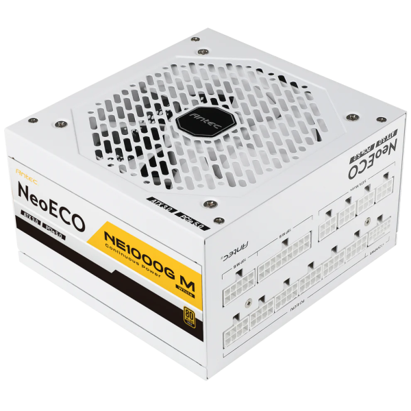 FUENTE DE PODER ANTEC 1000w NE1000G M FULL MODULAR WHITE ATX3.1 80 PLUS GOLD  EC 0-761345-11393-9