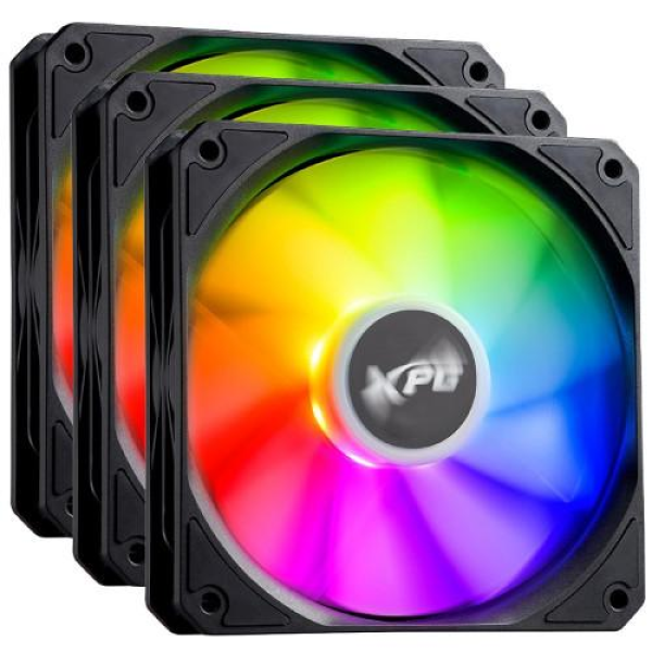 Pack de 3 Ventiladores XPG Vento R 120mm 1600RPM ARGB