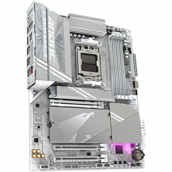 PLACA MADRE GIGABYTE X870 A ELITE WIFI7 ICE sAM5 P/N X870AORUSELITEWIFI7ICE