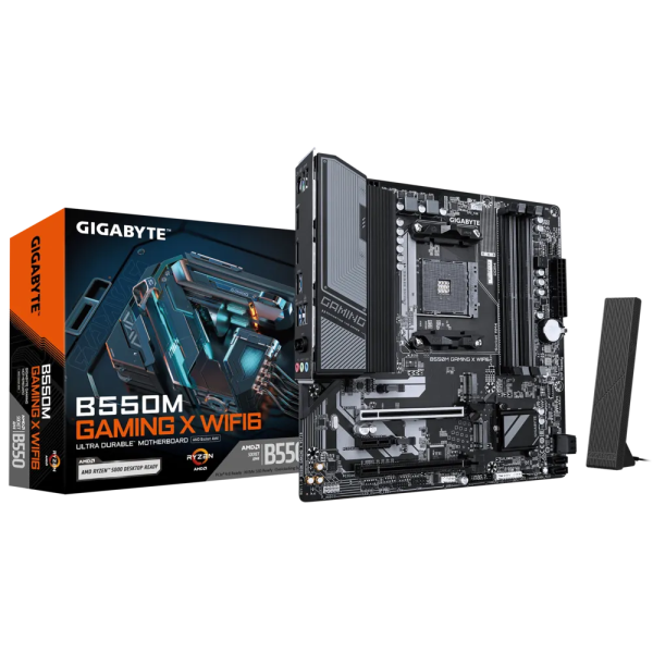 PLACA MADRE  GIGABYTE B550M GAMING X WIFI6  sAM4 P/N B550M GAMING X WF6E