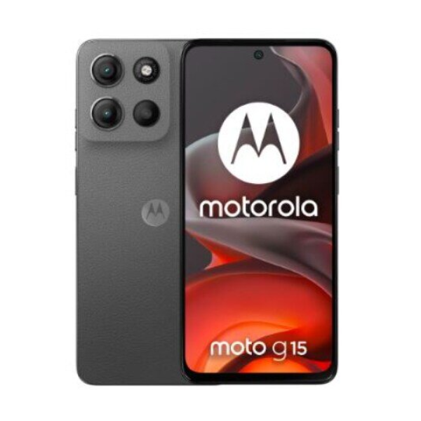 Motorola - 4 GB G15 - Smartphone - 128 GB - Gris