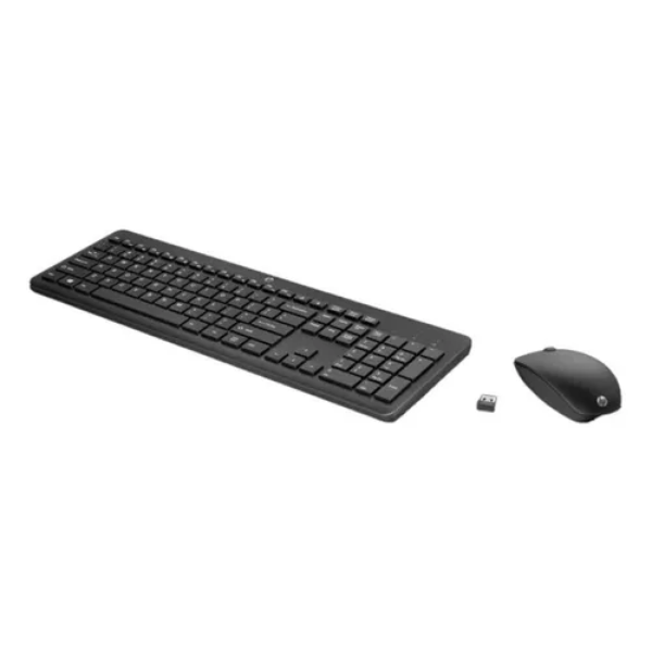 KIT DE TECLADO Y MOUSE INALAMBRICO HP 230 USB NEGRO