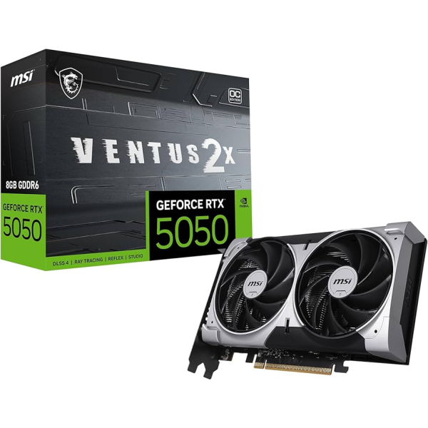 TARJETA DE VIDEO MSI RTX 5050 8GB VENTUS 2X DDR6 Pciex X16