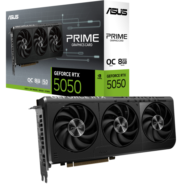 Tarjeta de video ASUS PRIME RTX5050 O8GB GDDR6