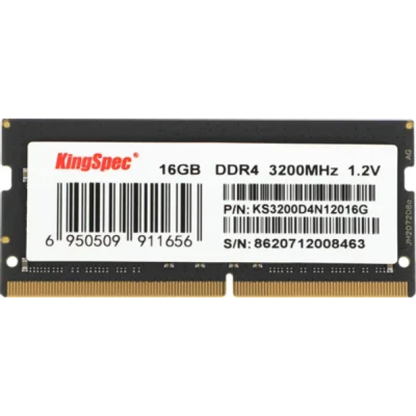 MEMORIA SODIMM DDR4 KINGSPEC 16GB 3200MHZ KS3200D4N12016G