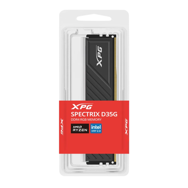 MEMORIA UDIMM DDR4 XPG ADATA 32GB 3200 MHZ D35 GAMMING BLACK RGB P/N AX4U320032G16A-SBKD35G