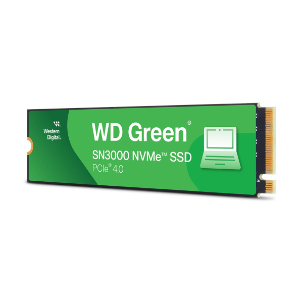 DISCO WESTERN DE ESTADO SOLIDO GREEN 1TB SN3000 NVME - M.2 2280 - PCI EXPRESS 4.0 X4 (NVME) P/N WDS100T4G0E