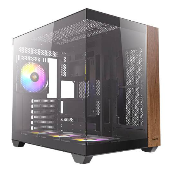 GABINETE ANTEC CX800 Wood ARGB MID TOWER  0-761345-10137-0