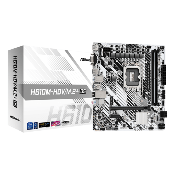 PLACA MADRE ASROCK H610M HDV M2 D5 sLGA1700