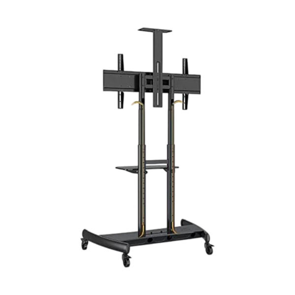 SOPORTE MOVIL CON RUEDAS CLIO 90 KILOS PARA PANTALLAS GRANDES DE 55