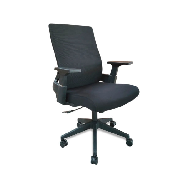 SILLA OFICINA CLIO  PENGUIN CLIO-OFBK001 MESH BK