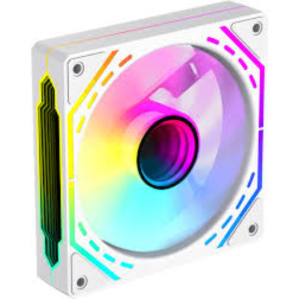 VENTILADOR 120MM GAMEMAX  FN12A-C8I-R WHITE