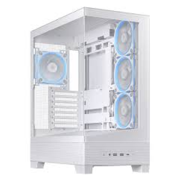 GABINETE GAMER ASUS A31 TG WHITE ( INCLUYE 4FAN ) P/N A31TGWHITEARGB